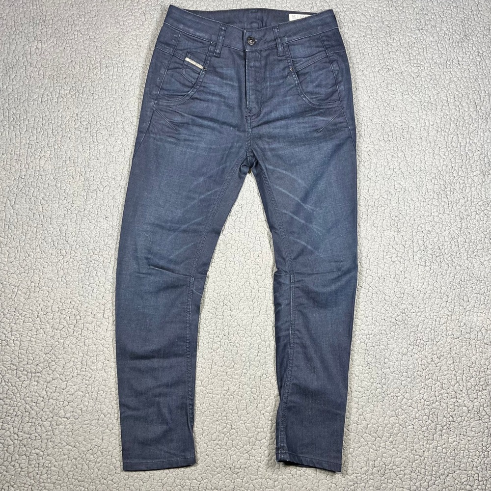 Diesel Fayza‎ Regular Tapered Jeans Dark Indigo Wash Size 23 Measures 27x23